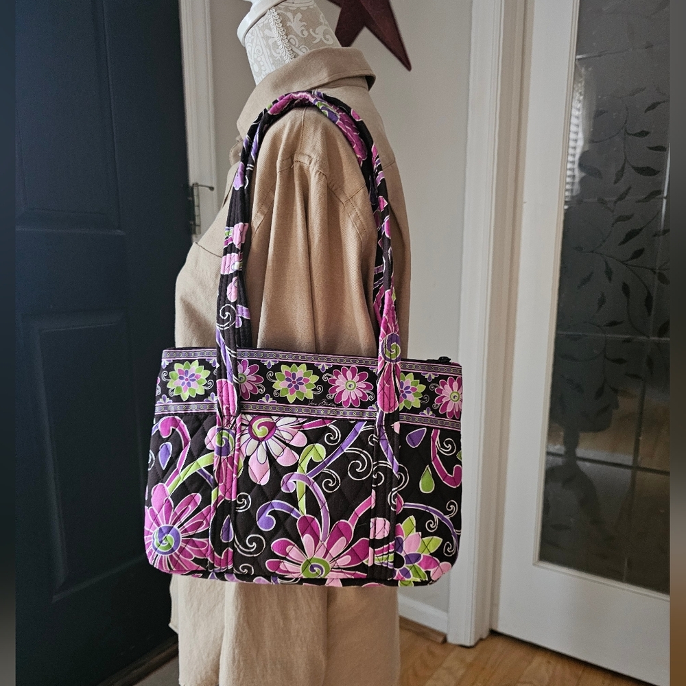 NWT Vera Bradley Purple Paisley bag set.